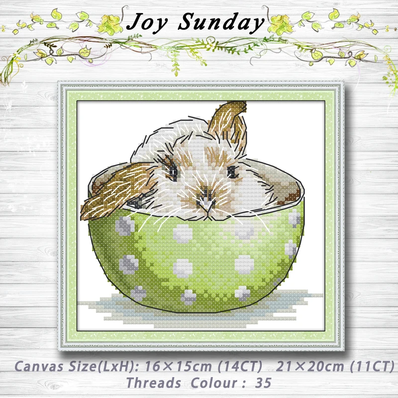 A rabbit in a teacup decor Patterns 14CT 11CT Counted Cross Stitch Sets embroidery set Needlework kit chinese cross stitch
A rabbit in a teacup decor Patterns 14CT 11CT Counted Cross Stitch Sets embroidery set Needlework kit chinese cross stitch