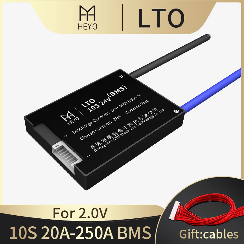 BMS 10s литий титанат LTO 24v proetction 20A 40A 60A 250A с балансом NTC выравнивания общий выход