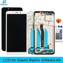 Écran tactile LCD de remplacement avec châssis, haute qualité, entièrement testé, pour Xiaomi Redmi 6 6A 6 a=