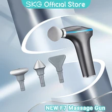 SKG Massage Gun F7 Relax Muscles Hot Compress High Frequency Amplitude 4 Massage Heads Light Weight Relief Pain Fitness Yibo
SKG Massage Gun F7 Relax Muscles Hot Compress High Frequency Amplitude 4 Massage Heads Light Weight Relief Pain Fitness Yibo
