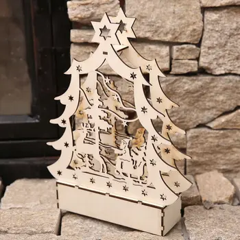 Christmas Wooden LED Lights Glowing Christmas Tree Window Christmas Decorations Ornament WWO66
Christmas Wooden LED Lights Glowing Christmas Tree Window Christmas Decorations Ornament WWO66