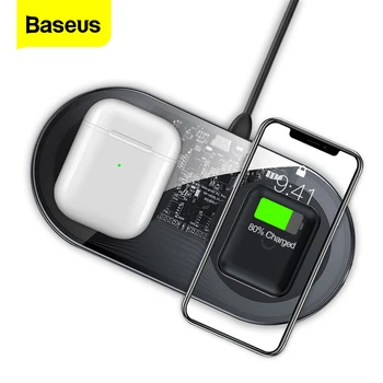 Baseus Dual Qi Wireless Charger For Airpods iPhone 11 Pro Max EU USB Charger 20W Fast Wireless Charging Pad For Samsung Xiaomi
Baseus Dual Qi Wireless Charger For Airpods iPhone 11 Pro Max EU USB Charger 20W Fast Wireless Charging Pad For Samsung Xiaomi