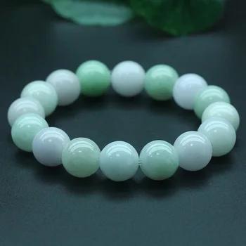 Natural Jade Emerald 13mm Bead Elastic Bracelet Adjustable Bangle Charm Jewellery Fashion Accessories Hand-Carved Woman Amulet 
Natural Jade Emerald 13mm Bead Elastic Bracelet Adjustable Bangle Charm Jewellery Fashion Accessories Hand-Carved Woman Amulet