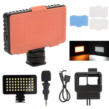 photo studio TELESIN GP-VSS-001 Vlog Cage Extension Frame LED Light Mini Microphone Vlog Kit for Gopro 7/6/5 Sports Camera dslr
photo studio TELESIN GP-VSS-001 Vlog Cage Extension Frame LED Light Mini Microphone Vlog Kit for Gopro 7/6/5 Sports Camera dslr
