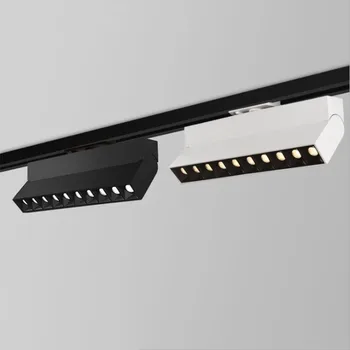 2 wires 1 phase 20W LED Track Lighting Recessed Ceiling Lamps LED Rail Spotlight AC110-240V Black body 10pcs/lot
2 wires 1 phase 20W LED Track Lighting Recessed Ceiling Lamps LED Rail Spotlight AC110-240V Black body 10pcs/lot