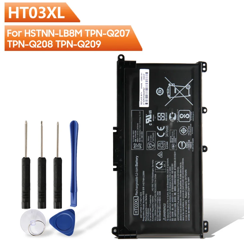 Original Replacement Battery HT03XL HSTNN-LB8M For HP TPN-Q207 TPN-Q208 Q209 TPN-Q210TPN-C135 TPN-W131 14-CE0020TX 14-ce0027TX
Original Replacement Battery HT03XL HSTNN-LB8M For HP TPN-Q207 TPN-Q208 Q209 TPN-Q210TPN-C135 TPN-W131 14-CE0020TX 14-ce0027TX