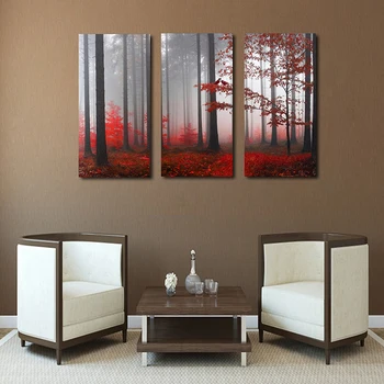 Nature Scene Deep Woods Diffuse Fog Red Maple Leaves Posters Home Decoration Canvas Painting Print Wall Picture for Living Room
Nature Scene Deep Woods Diffuse Fog Red Maple Leaves Posters Home Decoration Canvas Painting Print Wall Picture for Living Room