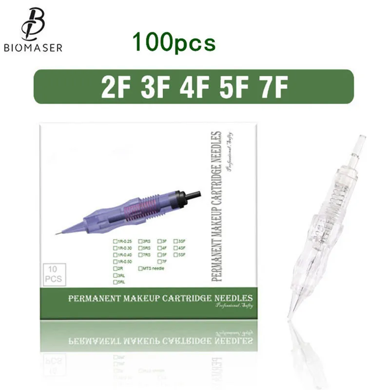 100pcs Cartridge Needle 3F 4F 5F 7F Permanent Microblading Needle Disposable for Eyebrow lip Makeup Pen Machine Needles Tips
100pcs Cartridge Needle 3F 4F 5F 7F Permanent Microblading Needle Disposable for Eyebrow lip Makeup Pen Machine Needles Tips