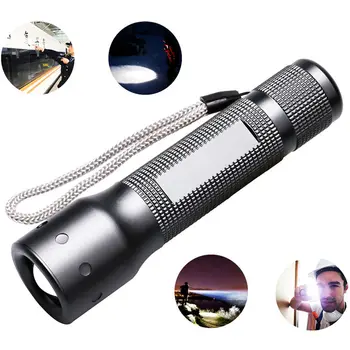 Micro USB Charging With Charging Indicator Adjustable Focus Aluminum Alloy LED High-power telescopic aluminum flashlight #2O05
Micro USB Charging With Charging Indicator Adjustable Focus Aluminum Alloy LED High-power telescopic aluminum flashlight #2O05