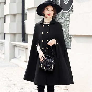 New Autumn Winter Woolen Cloak Jacket Women Clothing High Quality Elegant Plus Size Cashmere Long Cape Poncho Coat Female Outer
New Autumn Winter Woolen Cloak Jacket Women Clothing High Quality Elegant Plus Size Cashmere Long Cape Poncho Coat Female Outer
