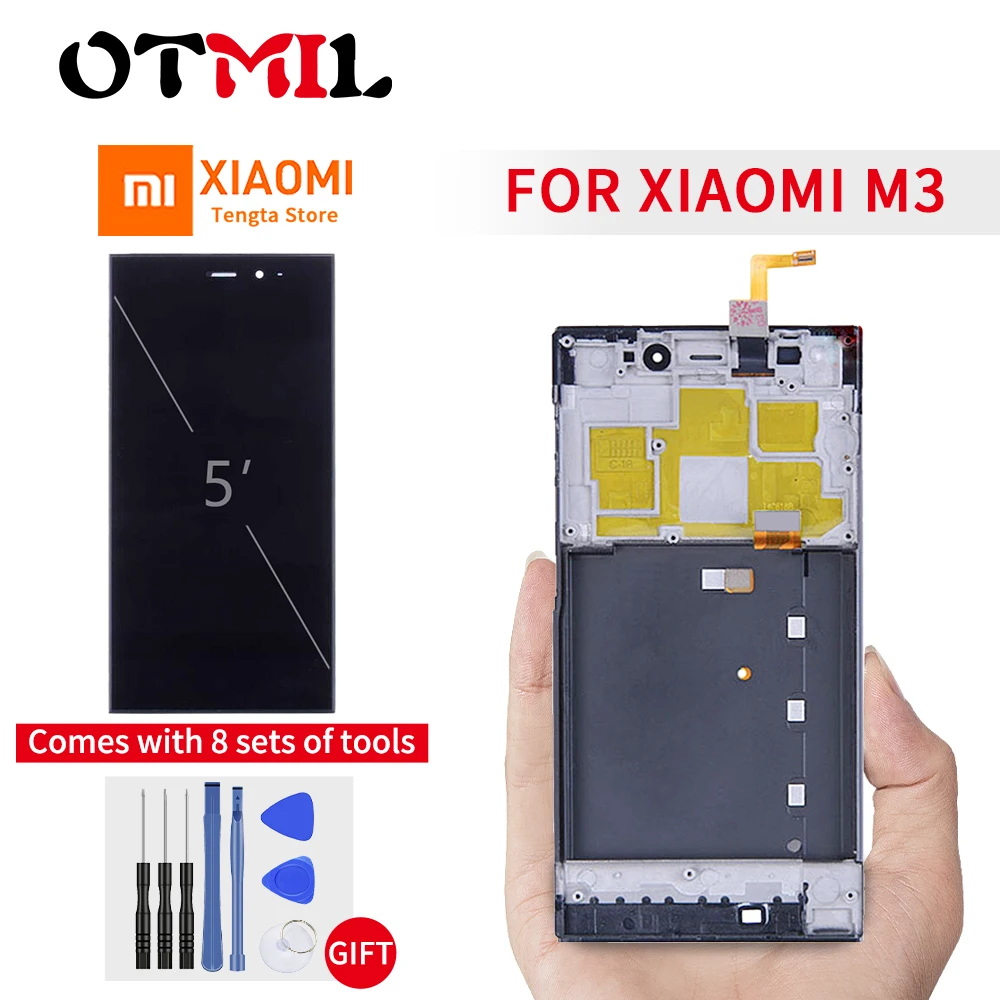 5.0'' Original Display For XIAOMI Mi3 LCD Touch Screen Digitizer With Frame for Xiaomi Mi 3 LCD M3 Display Replacement
5.0'' Original Display For XIAOMI Mi3 LCD Touch Screen Digitizer With Frame for Xiaomi Mi 3 LCD M3 Display Replacement