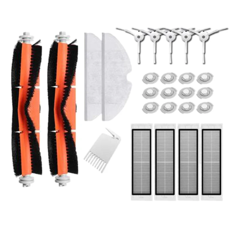 Main Brush Hepa Filter Side Brush Mop Cloths Suitable For Xiaomi Mi Robot Roborock S50 S51 Roborock 2 Vacuum Cleaner Spares Ki
Main Brush Hepa Filter Side Brush Mop Cloths Suitable For Xiaomi Mi Robot Roborock S50 S51 Roborock 2 Vacuum Cleaner Spares Ki