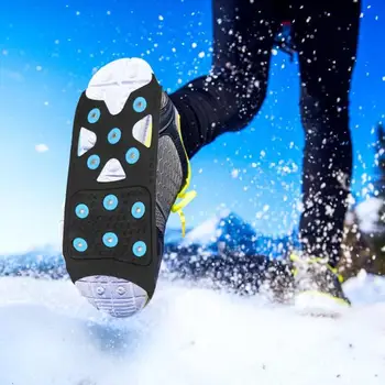 1Pair 8,11 Studs Crampons Spikes Anti Slip Ice Cleats Outdoor Shoe Boot Snow Grips Shoe Crampons for Outdoor Camping and Hiking 
1Pair 8,11 Studs Crampons Spikes Anti Slip Ice Cleats Outdoor Shoe Boot Snow Grips Shoe Crampons for Outdoor Camping and Hiking