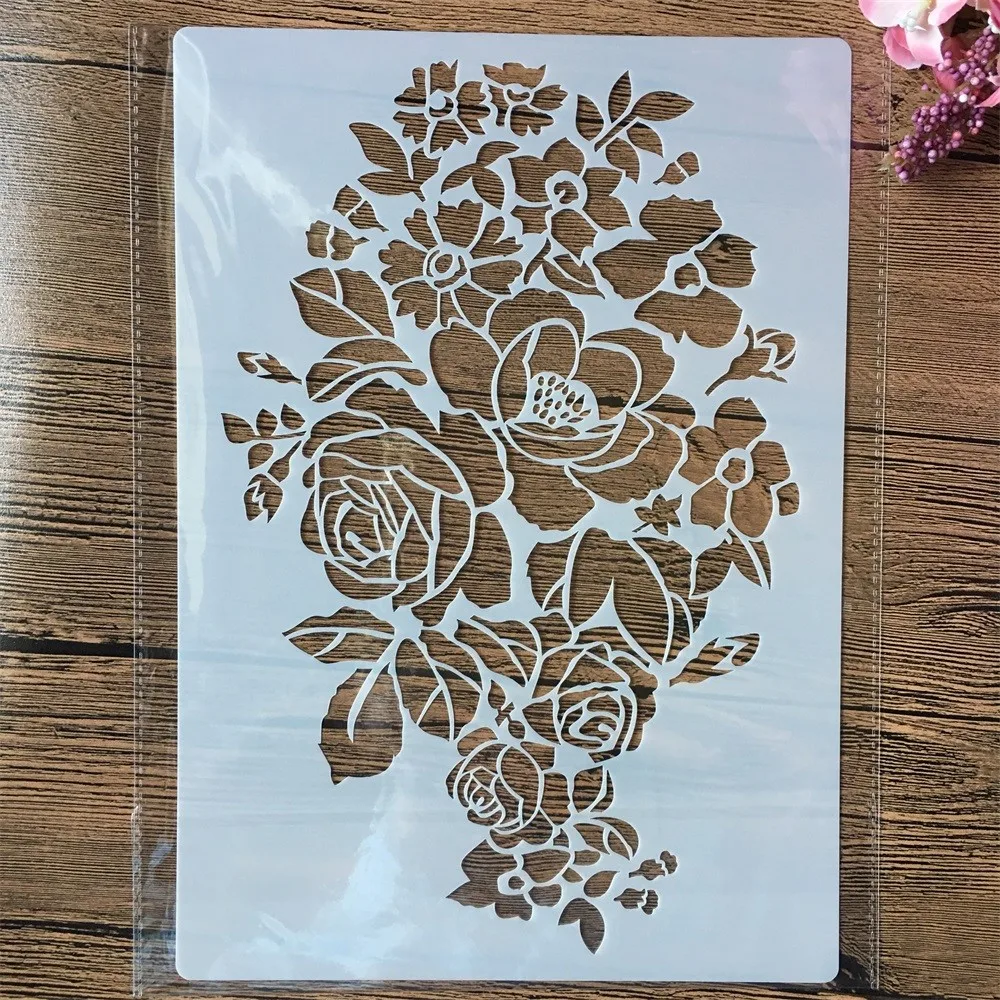 A4 29cm Flowers DIY Layering Stencils Wall Painting Scrapbook Coloring Embossing Album Decorative Template
A4 29cm Flowers DIY Layering Stencils Wall Painting Scrapbook Coloring Embossing Album Decorative Template