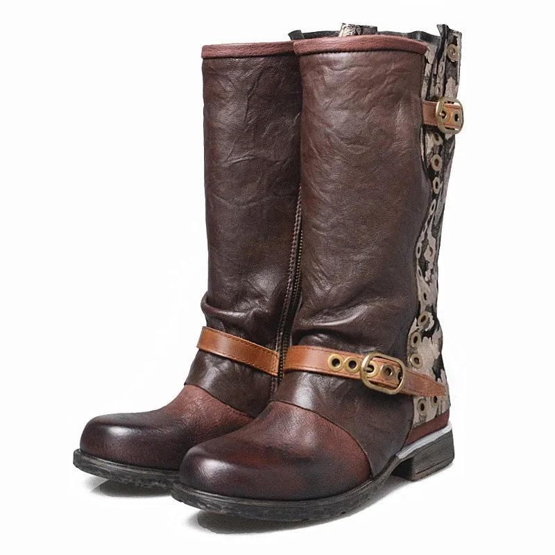 Stylesowner New Designer Outside Armor Retro Boots Real Leather Mixed Color Motorcycle Boots Handsome Lace Up Knight Boot
Stylesowner New Designer Outside Armor Retro Boots Real Leather Mixed Color Motorcycle Boots Handsome Lace Up Knight Boot