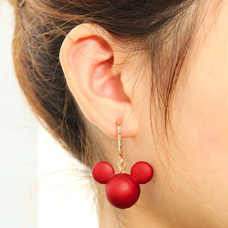 Fashion Gold Color Mickey Drop Earring for Women Brincos Vintage Red Mouse Earring 2020 Irregular Korean Jewelry
Fashion Gold Color Mickey Drop Earring for Women Brincos Vintage Red Mouse Earring 2020 Irregular Korean Jewelry