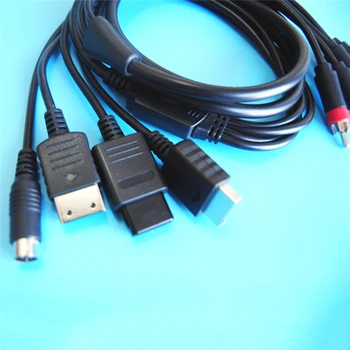 Multifunctional 1.8 m AV-S RCA Video Audio Cable for Sega Saturn SS DC PS1 PS2 SNES N64 NGC SFC Game Console Accessories
Multifunctional 1.8 m AV-S RCA Video Audio Cable for Sega Saturn SS DC PS1 PS2 SNES N64 NGC SFC Game Console Accessories