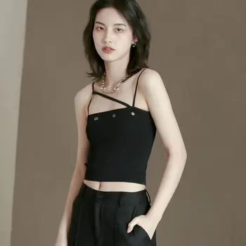 Loose Personality Wild Crop Top Women Black Trend Sexy Tube Top Short Women Clothes 2020 Summer New Streetwear Vest XJ4454
Loose Personality Wild Crop Top Women Black Trend Sexy Tube Top Short Women Clothes 2020 Summer New Streetwear Vest XJ4454