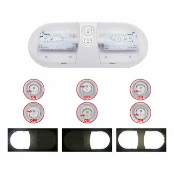 Car Truck Accessories Dome Light Marine Ceiling Cool White 2 LED 12V 6000-6500K PC Plastic Dome Lamp
Car Truck Accessories Dome Light Marine Ceiling Cool White 2 LED 12V 6000-6500K PC Plastic Dome Lamp