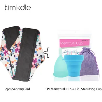 Reusable Medical Grade Silicone Menstrual Cup&Washable Sanitary Towel cloth Charcoal Bamboo Menstrual Pad
Reusable Medical Grade Silicone Menstrual Cup&Washable Sanitary Towel cloth Charcoal Bamboo Menstrual Pad