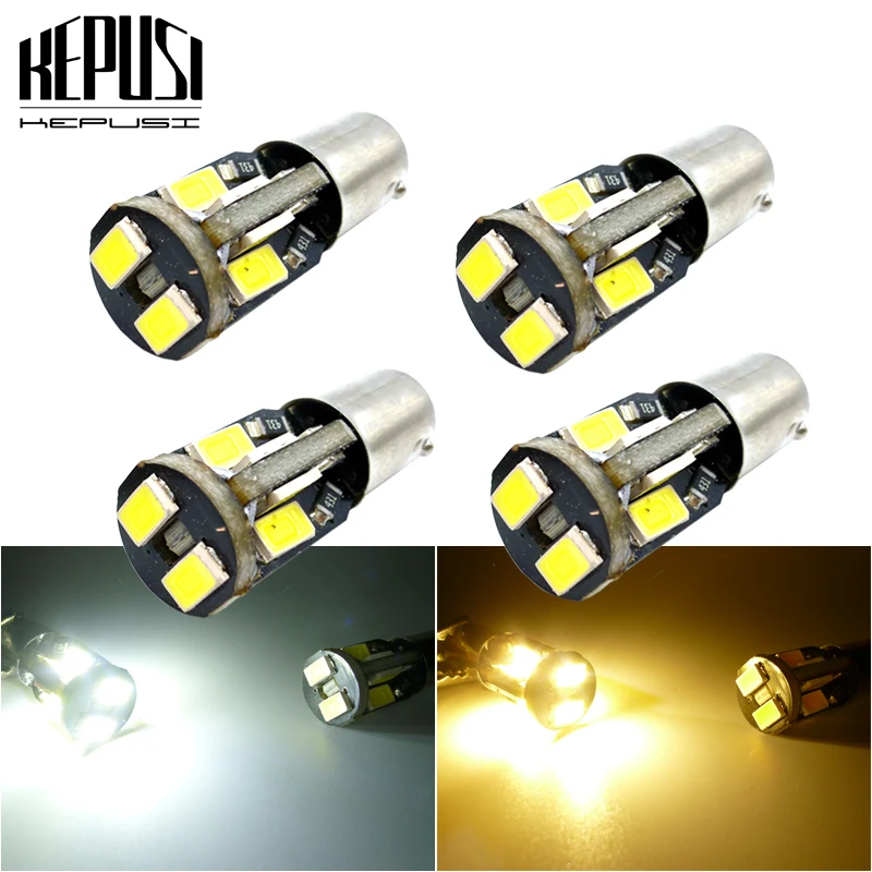 4PCS BA9S/T4W Canbus LED bulb with 10SMD 5630 LED chips for automobile wedge marker car light white yellow amber 12V
4PCS BA9S/T4W Canbus LED bulb with 10SMD 5630 LED chips for automobile wedge marker car light white yellow amber 12V