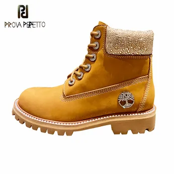 Prova Perfetto Fashion Mature Solid Color Genuine Leather Women's Ankle Boots Rhinestone Round Toe Cross-tied Vulcanized Shoes
Prova Perfetto Fashion Mature Solid Color Genuine Leather Women's Ankle Boots Rhinestone Round Toe Cross-tied Vulcanized Shoes