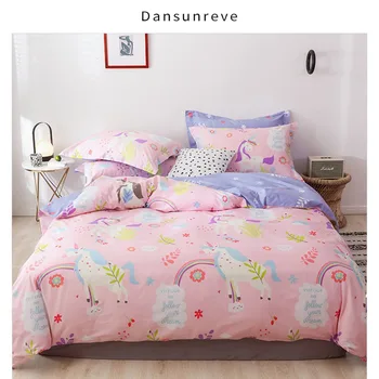 Dansunreve 100% Cotton Unicorn Bedding set Christmas Bed Sheet Twin Single Queen Girls Quilt Cover Pink Duvet Cover Set 2020
Dansunreve 100% Cotton Unicorn Bedding set Christmas Bed Sheet Twin Single Queen Girls Quilt Cover Pink Duvet Cover Set 2020