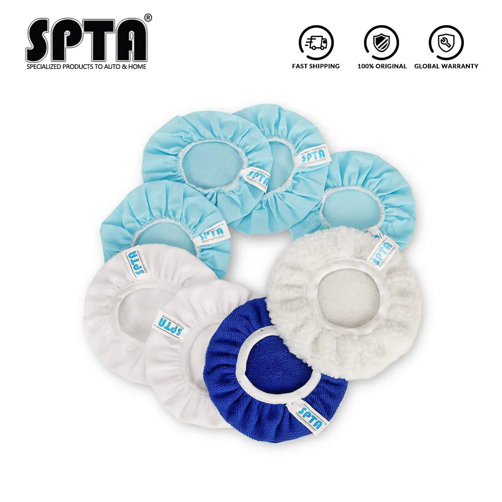 SPTA Multi Size Polishing Bonnet Buffer Pad Microfiber Bonnet Pad Cover for Car Paint Care Waxing 5pcs/8pcs Polish Disc Bonnets
SPTA Multi Size Polishing Bonnet Buffer Pad Microfiber Bonnet Pad Cover for Car Paint Care Waxing 5pcs/8pcs Polish Disc Bonnets