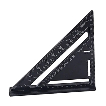 Protractor Miter Aluminum Rafter Carpenter Triangle Square Measuring Layout Tool
Protractor Miter Aluminum Rafter Carpenter Triangle Square Measuring Layout Tool