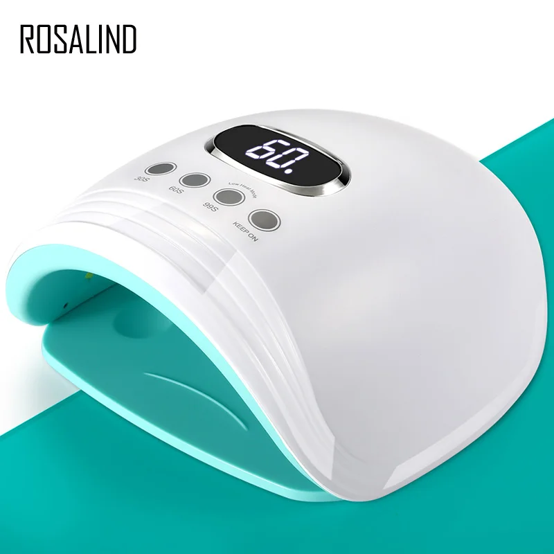 ROSALIND 60W Nails Lamp UV LED Nail Dryer for Gel Lacquer Manicure Tools Material Sosk off Polish Art Tool | Красота и здоровье