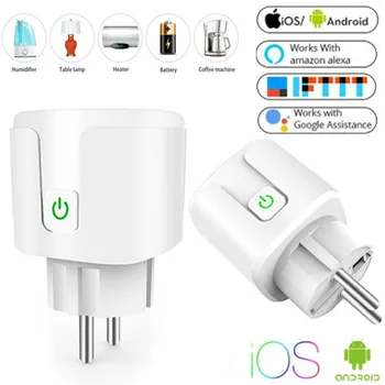 16A EU Smart Home Plug Wireless WIFI Remote Control Socket Voice Control Smart Power Socket Wifi Support Alexa Google Home
16A EU Smart Home Plug Wireless WIFI Remote Control Socket Voice Control Smart Power Socket Wifi Support Alexa Google Home