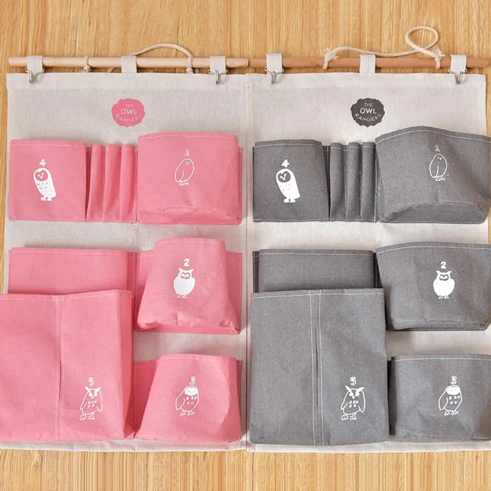 Multi Pockets Cotton Linen Wall Door Back Hanging Sundries Storage Bag Pouch Simple Cloth Wall Hanging Door Door Debris Storage
Multi Pockets Cotton Linen Wall Door Back Hanging Sundries Storage Bag Pouch Simple Cloth Wall Hanging Door Door Debris Storage