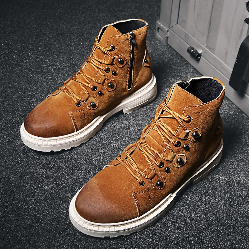2019 Autumn New Style Martin Boots Men's Hight-top England MEN'S SHOES Retro Versatile Desert Boots Thick Bottomed Trend Men's B
2019 Autumn New Style Martin Boots Men's Hight-top England MEN'S SHOES Retro Versatile Desert Boots Thick Bottomed Trend Men's B