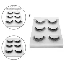 Dense 3 Pair/Box Eco-friendly 3D Fake Lashes Extension Cosmetic False Eyelashes Natural Curl for Makeup Studio
Dense 3 Pair/Box Eco-friendly 3D Fake Lashes Extension Cosmetic False Eyelashes Natural Curl for Makeup Studio