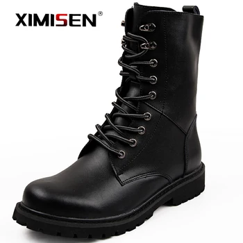 XIMISEN Genuine Leather Men Military Leather Boots Special Force Tactical Desert Combat Men's Boots Outdoor Shoes Ankle Boots
XIMISEN Genuine Leather Men Military Leather Boots Special Force Tactical Desert Combat Men's Boots Outdoor Shoes Ankle Boots