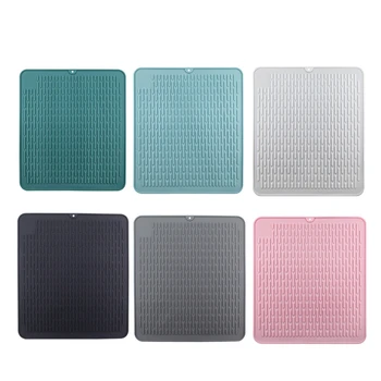 Large Multifunctional Silicone Placemat Dish Drying Mat Kitchen Draining Table Drain Mat Sink Non-Slip Pad Durable Pot Holder
Large Multifunctional Silicone Placemat Dish Drying Mat Kitchen Draining Table Drain Mat Sink Non-Slip Pad Durable Pot Holder