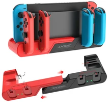 For Joy Cons Controllers Charger Stand Charging Dock Base Station For NS Switch NS NX Console Charge Holder 2 Game Slots
For Joy Cons Controllers Charger Stand Charging Dock Base Station For NS Switch NS NX Console Charge Holder 2 Game Slots