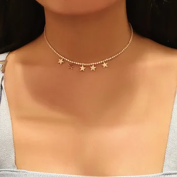 FXLRY European and American sexy Cubic zirconia creative Multi-layer clavicle chain star necklace for women Jewelry
FXLRY European and American sexy Cubic zirconia creative Multi-layer clavicle chain star necklace for women Jewelry