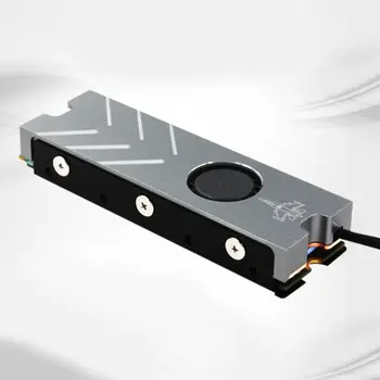 NVME NGFF M.2 2280 Heatsink SSD Radiator Silicone Thermal Pad with 4Pin 12V Fan 7XED
NVME NGFF M.2 2280 Heatsink SSD Radiator Silicone Thermal Pad with 4Pin 12V Fan 7XED