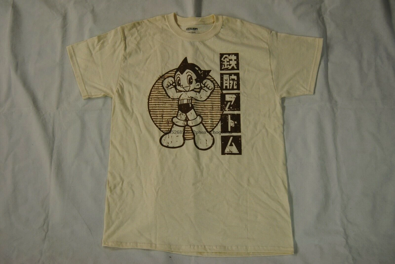 ASTRO BOY футболка с потертым логотипом новая официальная японская манга LOOTCRATE