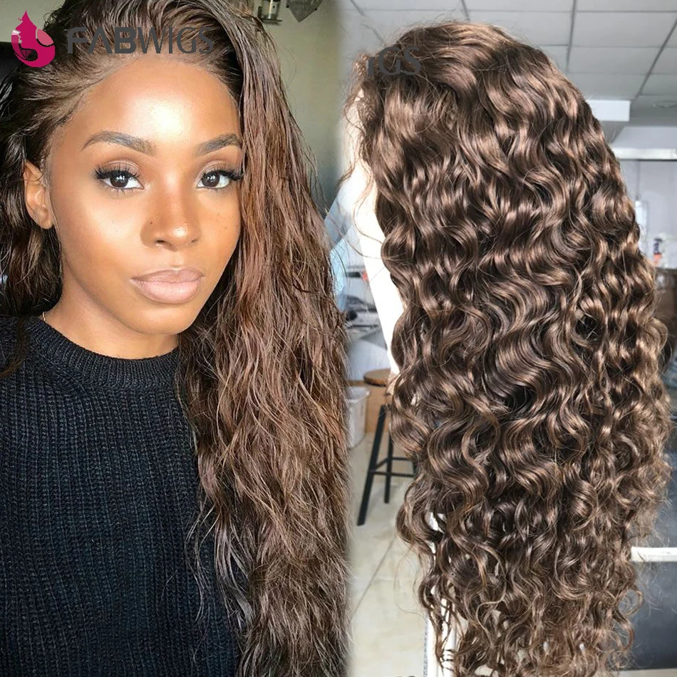 Fabwigs Dark Brown Color Lace Front Wigs Brazilian Curly Front Lace Wig Pre Plucked Hair line with Baby Hair Transparent Lace
Fabwigs Dark Brown Color Lace Front Wigs Brazilian Curly Front Lace Wig Pre Plucked Hair line with Baby Hair Transparent Lace