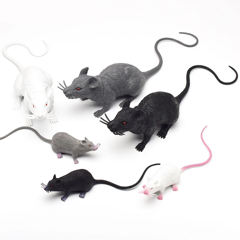 Simulation Mouse Model Plastic White Gray Black Mouse Shooting Props Teaching Aids Tricky April Fool's Day Toy
Simulation Mouse Model Plastic White Gray Black Mouse Shooting Props Teaching Aids Tricky April Fool's Day Toy