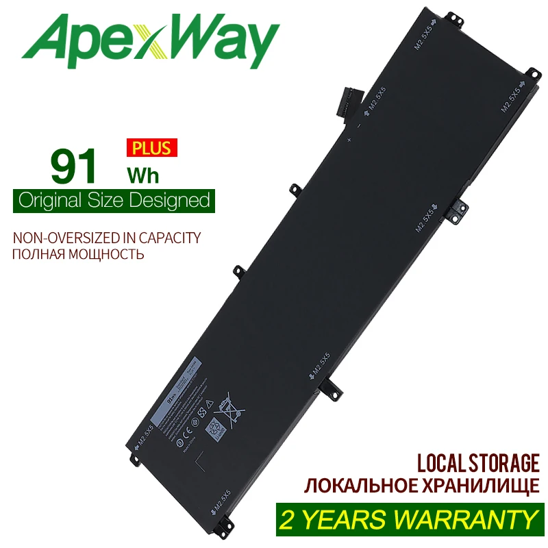 New 245RR Battery Replacement for Dell XPS 15 9530 9535 M3800 Series P31f H76MV 7D1WJ Laptop | Компьютеры и офис