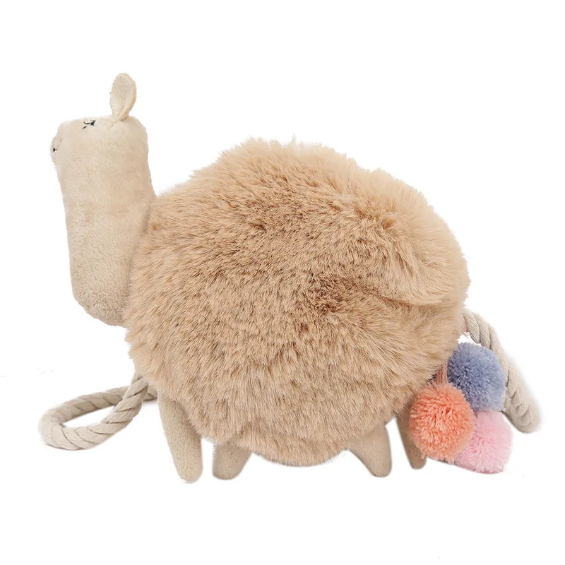 New Style Cartoon Alpaca Lace-up WOMEN'S Bag Womens Shoulder Alpaca Bag Faux Leather Herbivores Bag
New Style Cartoon Alpaca Lace-up WOMEN'S Bag Womens Shoulder Alpaca Bag Faux Leather Herbivores Bag
