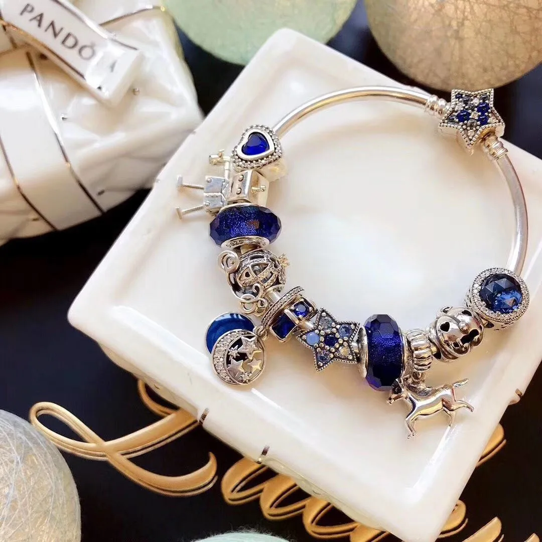 High quality 1:1 100% 925 silver pure blue charm pony robot robot robot robot bills design bracelet freight free
High quality 1:1 100% 925 silver pure blue charm pony robot robot robot robot bills design bracelet freight free