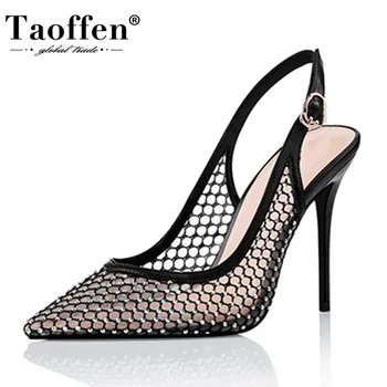 TAOFFEN Women Sandals Patchwork Thin High Heels Buckle Pointed Toe Women Shoes Solid Color Soft Casual Footwear Size 34-45
TAOFFEN Women Sandals Patchwork Thin High Heels Buckle Pointed Toe Women Shoes Solid Color Soft Casual Footwear Size 34-45