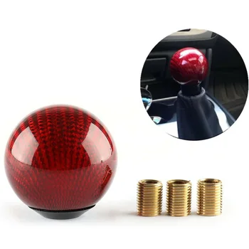 Car Gear Shift Knob Round Ball Shape Carbon Fiber Head Shifter Lever Universal Carbon Fiber Ball Shift Knob
Car Gear Shift Knob Round Ball Shape Carbon Fiber Head Shifter Lever Universal Carbon Fiber Ball Shift Knob