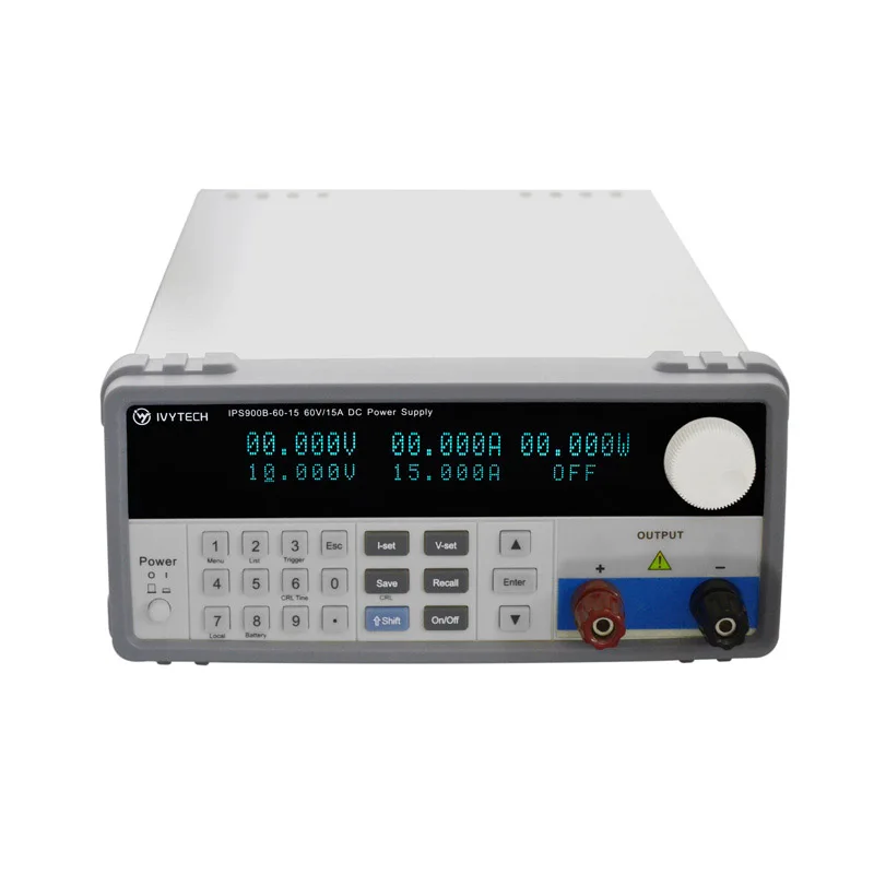 IPS900B 15V 60A High Precision Digital Adjustable Programmable Power Source Lab Bench Variable DC Power Supply
IPS900B 15V 60A High Precision Digital Adjustable Programmable Power Source Lab Bench Variable DC Power Supply