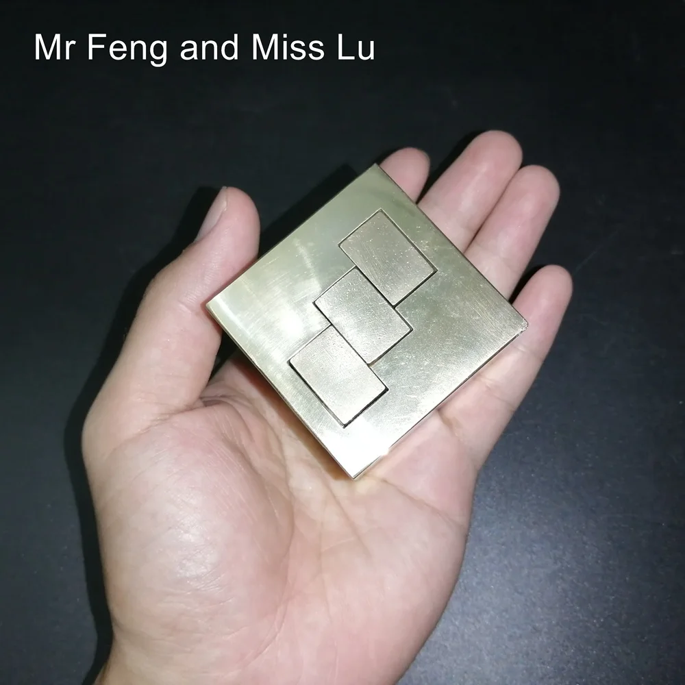 Collection Pure Brass Metal 3D Puzzle Game Copper Puzzle Model Hobby Mind Intelligence Toy Brain Teaser
Collection Pure Brass Metal 3D Puzzle Game Copper Puzzle Model Hobby Mind Intelligence Toy Brain Teaser