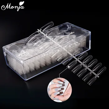 Monja 21*24 Pcs/Box Nail Art Transparent Acrylic Coffin False Nails Ultra Thin Nail Extension Full Cover Nail Tips Manicure Tool
Monja 21*24 Pcs/Box Nail Art Transparent Acrylic Coffin False Nails Ultra Thin Nail Extension Full Cover Nail Tips Manicure Tool